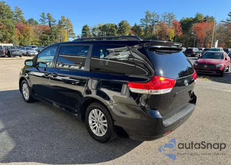 2012 Toyota Sienna Xle из США, поврежденный, VIN 5TDYK3DC2CS267922